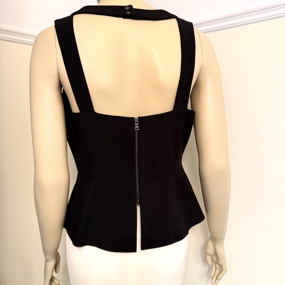 BCBG MAXAZRIA Hailee black sleeveless top - Picture 7 of 11
